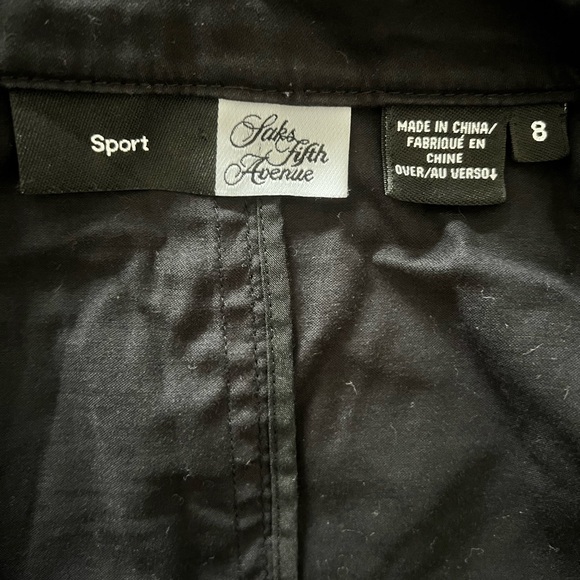 Saks Fifth Avenue Sport Wrap Blazer - euc - sz 8 - Picture 4 of 4
